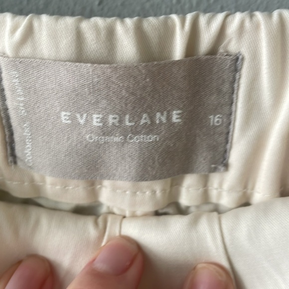 Everlane The Easy Pants plus size 16 cream off white - Picture 6 of 6